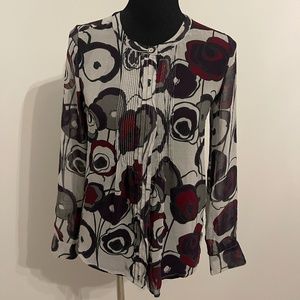 Banana Republic gray blouse XS